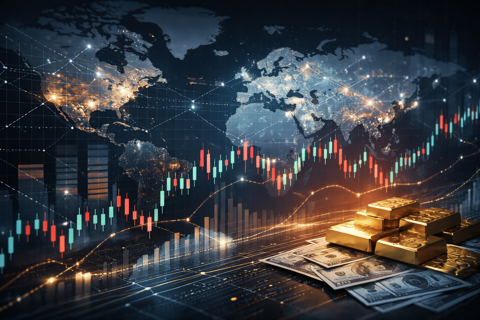 AI risk, tech earnings uncertainty, and tariff-driven volatility shaping global financial markets today