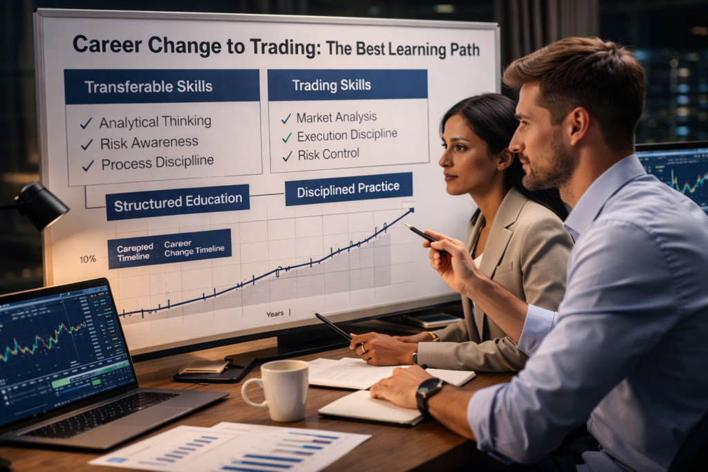 Best Trading Education for Career Switchers in 2026
