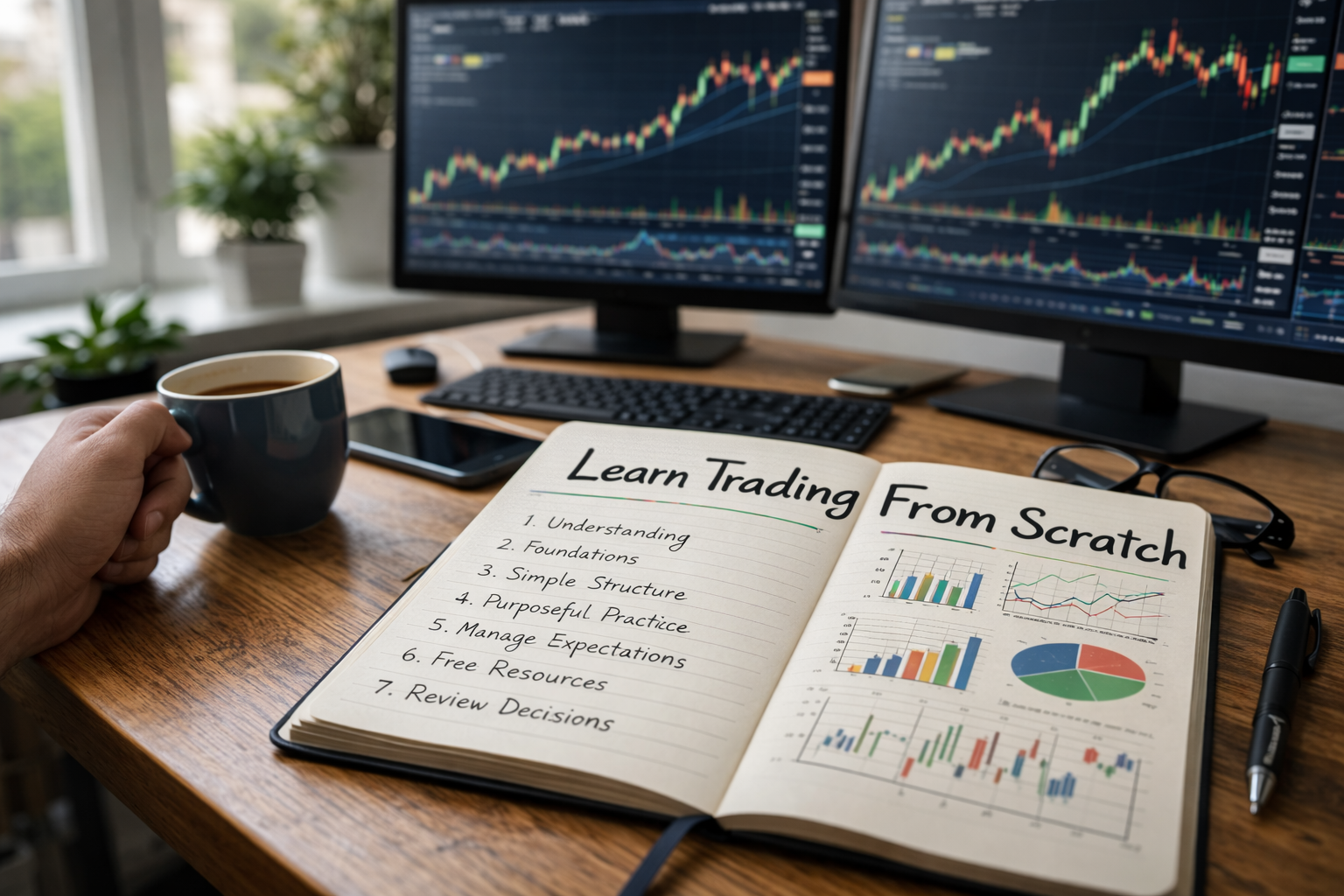 How to Learn Trading From Scratch: A Realistic Step-by-Step Path