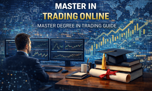 Master in trading online programme showing professional market analysis and structured online trading education