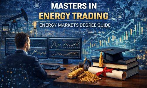 Masters in energy trading programme showing global oil, gas, and power market analysis with professional risk management