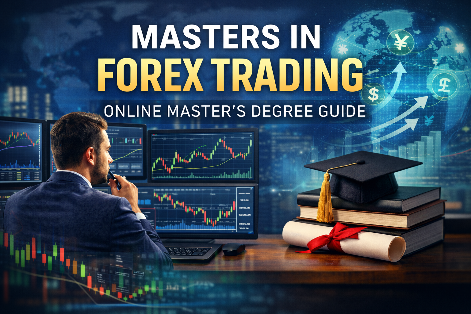 Masters in forex trading programme showing professional FX market analysis and online postgraduate trading education
