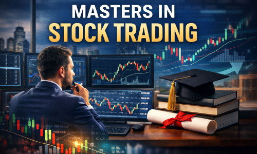 Masters in stock trading programme showing professional equity market analysis and postgraduate trading education