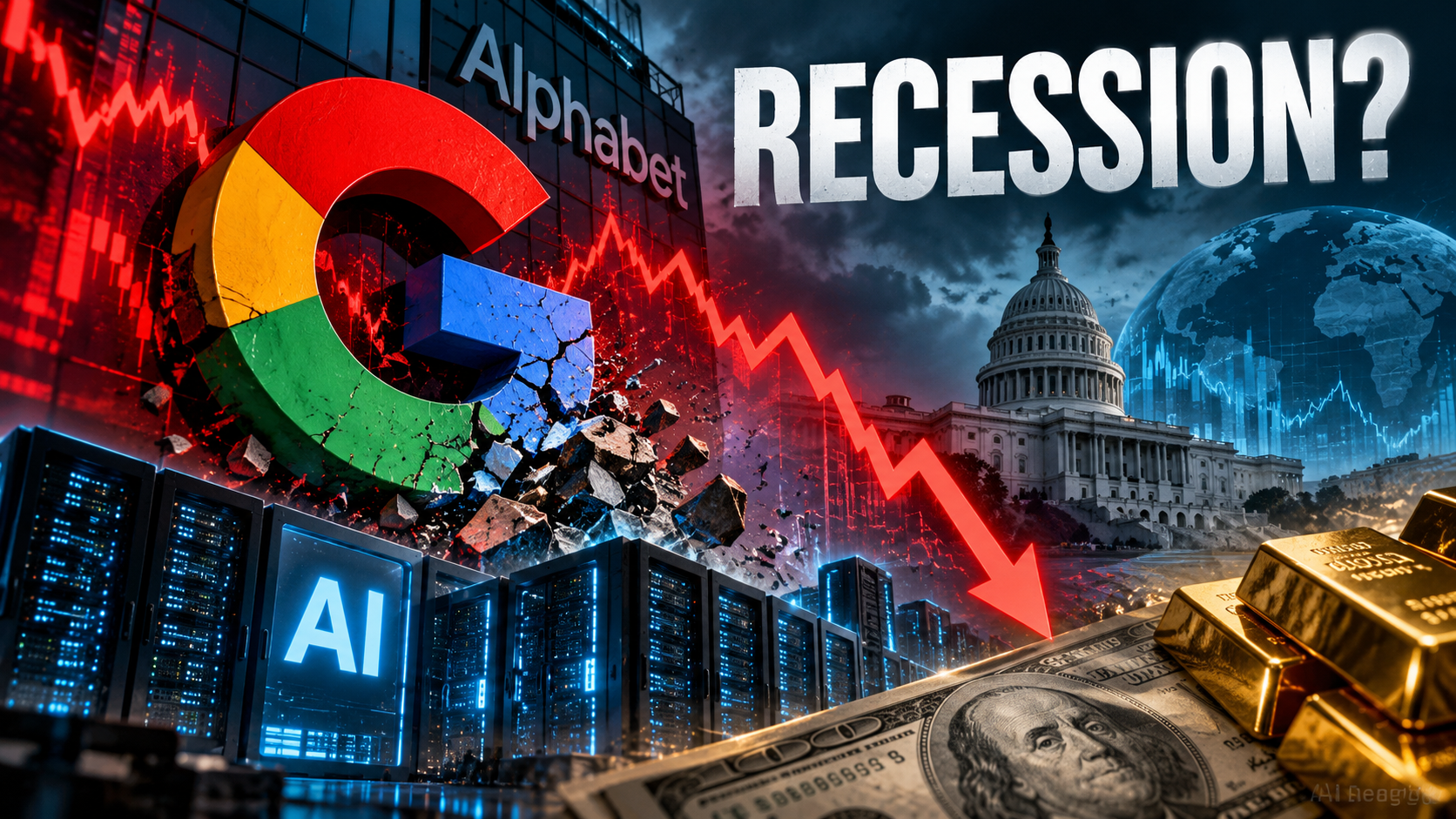 Google stock crash recession